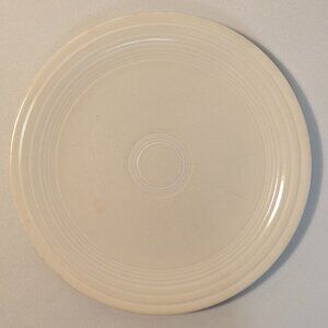 Vintage Fiesta Original Ivory 9" Lunch Plate, Homer Laughlin 1936-1969